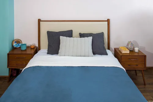 Miniatura 5 de Mintra Home Sherpa - Manta de franela suave (azul oscuro, 86 x 94 pulgadas (talla XL))