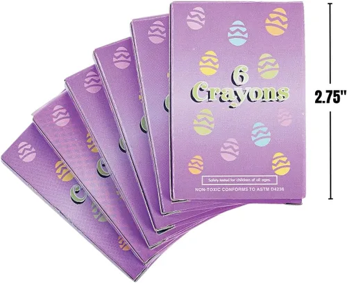 Miniatura 2 de Fun Express - Crayones de cera de Pascua (6Pc/caja, 4Dz) para Pascua - Suministros básicos - Dibujo - Crayones - Pascua - 48 piezas