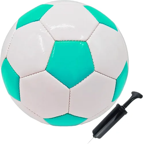 Miniatura 7 de Balón de fútbol tamaño 2, 3, 4, 5 con aguja de bomba, clásico, blanco, negro, más grueso, poliuretano, tejido apretado, adecuado para jóvenes, liga