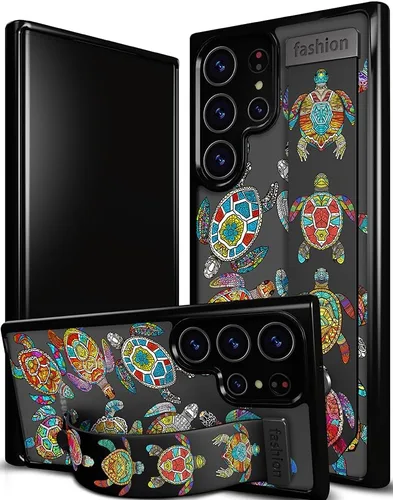 Miniatura 94 de Compatible para Samsung Galaxy S23 Funda Bonita con Correa Soporte Dedo Kickstand, Fundas de Silicona Geniales de Diseñador Funda Cover - Mariposa
