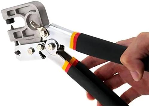 Miniatura 2 de Pinzas Metal Punch Lock Drywall Herramienta de mano de una sola mano quilla Stud Crimper 10