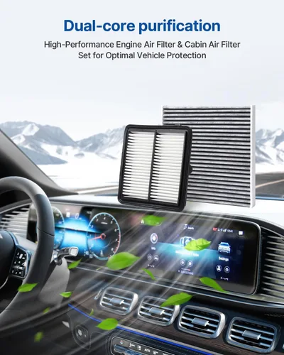 Miniatura 6 de Kit de filtro de aire de motor de cabina para ILX Only Hybrid 2013-2015, CIVIC 2012-2015