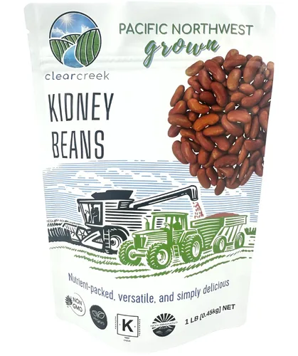 Miniatura 18 de CLEAR CREEK Frijoles certificados sin residuos de glifosato cultivados en Washington 25 libras Sin OMG Kosher Vegano No irradiado