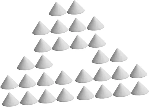 Miniatura 6 de 60 piezas de arcilla de cerámica para uñas, horno refractario de cerámica, soporte refractario, uñas de arcilla, suministros de horno, uñas de horno