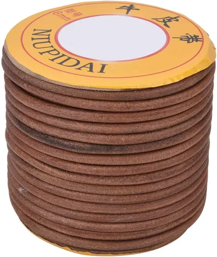 Cinturón de cuero para máquina de coser, cinturón de piel de vaca multifunción para máquina de coser, cinturón de repuesto (0.236 in)