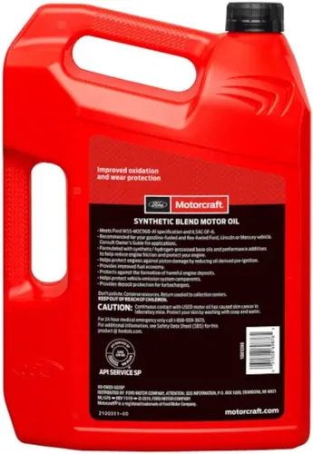 Miniatura 3 de Mezcla de aceite sintético para motor de primera calidad SAE 5W-20 original para Ford