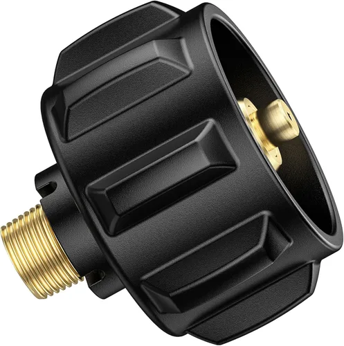 Miniatura 7 de Adaptador de tanque de propano QCC1 para tubo macho de 1/4 pulgadas, NPT, kit de montaje de conector de tanque de propano para regulador, manguera