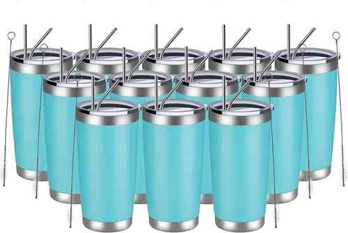 Miniatura 23 de MEWAY - Vaso de 20 onzas para café Azul marino