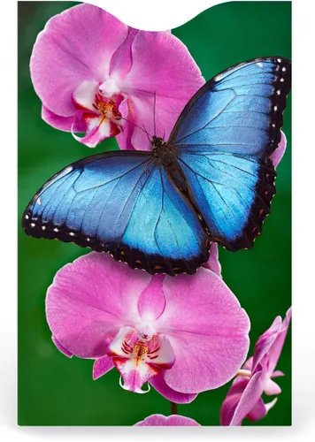 Miniatura 2 de Monarque Fundas de bloqueo RFID para tarjetas de crédito (juego de 6) - Paquete de mariposa, Mariposa