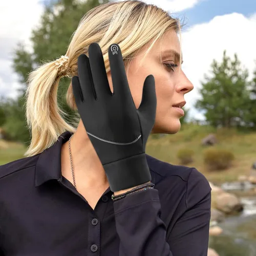 Miniatura 7 de ABABC Guantes térmicos para hombres y mujeres, calentadores de manos de dedo completo, guantes térmicos térmicos para nieve, guantes de trabajo