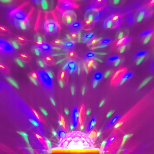 Miniatura 5 de 2 luces LED de discoteca para pulsera, 5 modos, estroboscópico, ambiente para decoración de habitación, automóvil, cumpleaños, boda, club, Navidad
