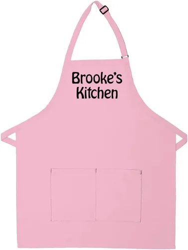 Miniatura 5 de Hecho en los EE. UU. Delantal Premium Bordado Personalizado para Adultos para Hombres Mujeres Día de los Padres Día de las Madres Cocina Barbacoa