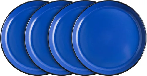 Miniatura 18 de Stone Lain Juego de platos de gres, 4 tazas, Tina - Azul y gris