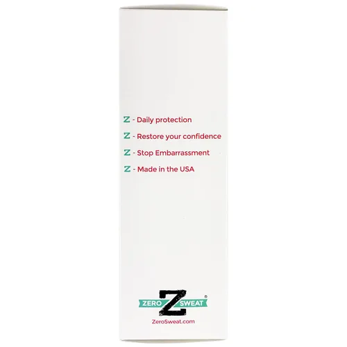 Miniatura 6 de ZeroSweat Loción desodorante antitranspirante al 20% Tratamiento de hiperhidrosis de fuerza clínica - Reduce la sudoración facial y corporal
