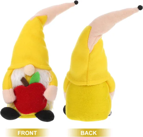 Miniatura 6 de NUOBESTY Adorno de muñeca, muñeco sin rostro de gnomo con tapa de lápiz, adorno para el hogar, muñeca para el hogar y el escritorio del aula