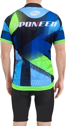 Miniatura 8 de Camiseta de ciclismo de manga corta para hombre, camisetas de ciclismo de carretera que absorben la humedad