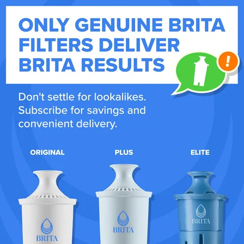 Miniatura 14 de Brita Jarra de agua, filtro Metro Elite, elimina el 99% del plomo, incluye 1 filtro, capacidad para 6 tazas, color blanco