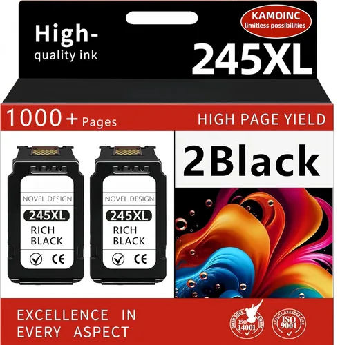 245xl - Cartucho de tinta de repuesto para Canon 245 PG-245 243 PG-243 compatible con impresora Canon MG2525 MG2420 MG2920 MG3020 mx490 MX492 TR4520