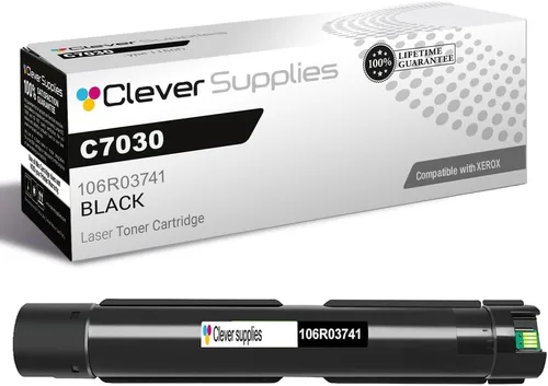 Miniatura 282 de CS compatible Xerox Phaser 6510/WorkCentre 6515 (106r03480) 2 cartuchos de tóner negro para Phaser 6510, WorkCentre 6515 2 negro
