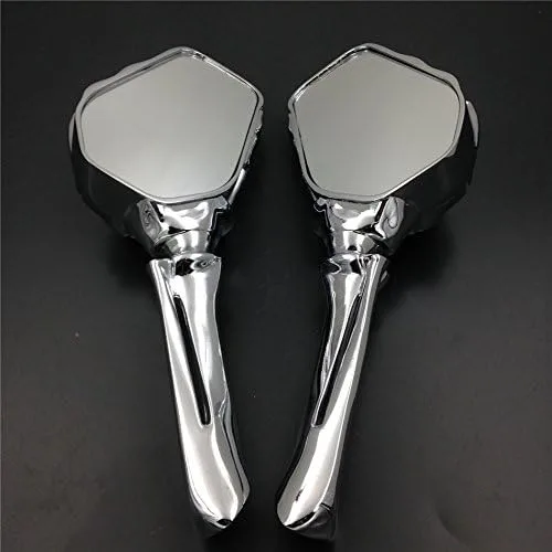 Miniatura 5 de SMT-Espejos de esqueleto de calavera cromados compatibles con Suzuki Gsxr 600 750 1000 Hayabusa Cruiser [B075VMJNLK]