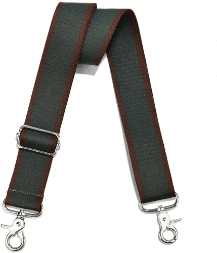 Miniatura 87 de Correa de Bolso Ancha Correa de Hombro Ajustable Correa de Repuesto Cruzada Correa de Bolso de Hardware Plateado
