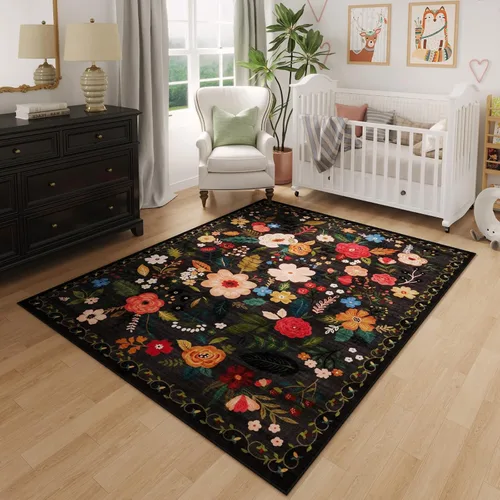 Miniatura 22 de Rugcomf Alfombra Pasillera para Pasillos Alfombra de Cocina Antideslizante 2'6'' x 8' Alfombras Pasilleras Lavables con Respaldo de Goma Alfombra