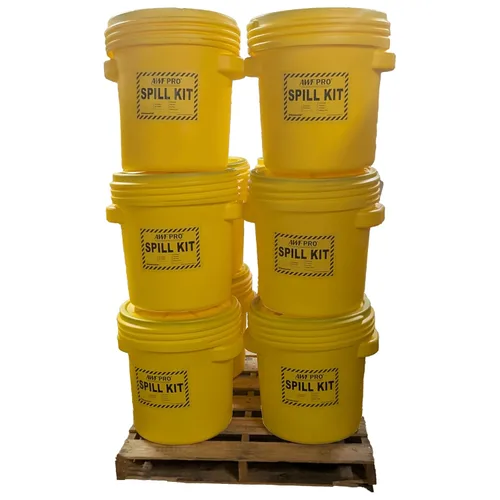 Miniatura 13 de AWF PRO Kit Universal de Derrames de 20 Galones, 59 Piezas – Tambor Aprobado por DOT de 20 Galones, Calcetines, Almohadillas y Cojines, y Accesorios