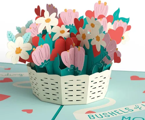 Miniatura 9 de Lovepop Tarjeta del día de la madre para abuela, tarjeta emergente de flor de cerezo, 5 x 7, tarjeta pensativa para abuela, flores emergentes