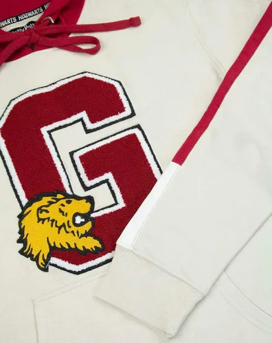 Miniatura 7 de Harry Potter Hogwarts Gryffindor G Patch Logo Premium Sudadera con capucha M, Negro, M