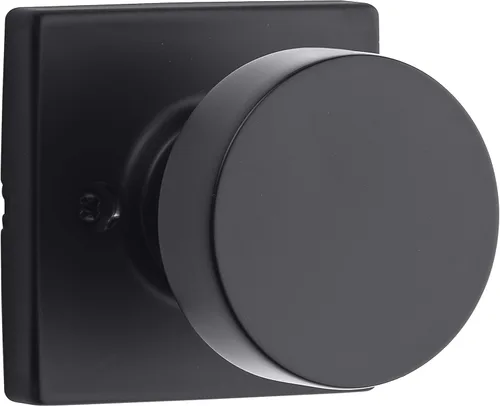 Miniatura 33 de Kwikset Pismo Manija de privacidad para puerta, para interiores, con cerradura, sin llave, con protección Microban, para baño y dormitorio, negro