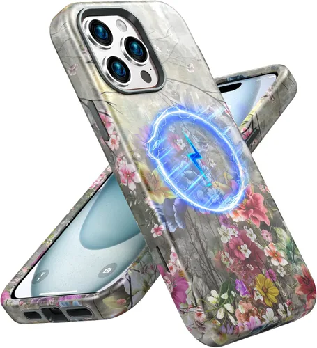 Miniatura 16 de Magsafe - Funda protectora para iPhone 13/14, a prueba de golpes, a prueba de caídas, funda inalámbrica para parachoques, protección híbrida