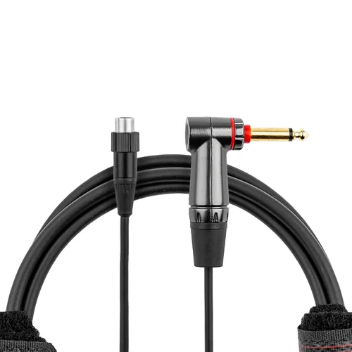Miniatura 18 de Cableworks By Gator Cases Headliner Series Premium 3 pies recto a ángulo recto cable para instrumentos de guitarra (GCWH-INS-03RA)