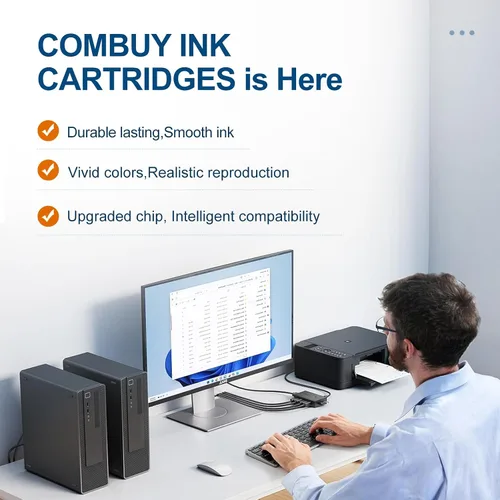 Miniatura 2 de 212XL - Cartuchos de tinta de alto rendimiento remanufacturados para Epson 212 cartuchos de tinta compatibles con Epson Workforce WF-2830 WF-2850