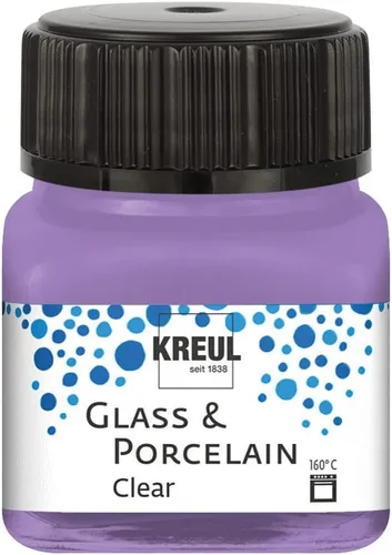 Miniatura 7 de Kreul Pintura de vidrio y porcelana, verde manzana, 0.7 fl oz