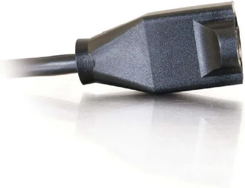 Miniatura 4 de Cables To Go Alargue calibre 18 según el sistema de medición AWG, para ahorrar enchufes, con receptor NEMA 5-15 a enchufe NEMA 5-15, color negro.