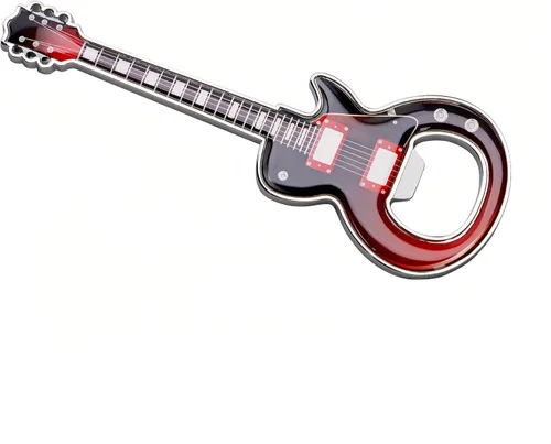 1 pieza/set abridor de botellas de cerveza, abridores de botellas de cerveza con forma de guitarra, regalo de guitarra, gadgets de cocina para Negro