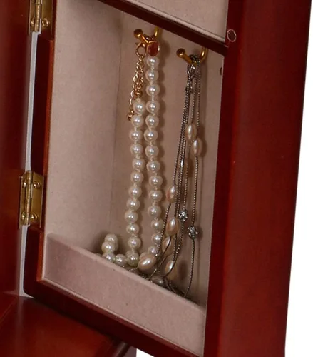 Miniatura 7 de Mele & Co Harmony - Joyero musical de madera personalizable con cajonesgrabados personalizados para mujeres, niñas