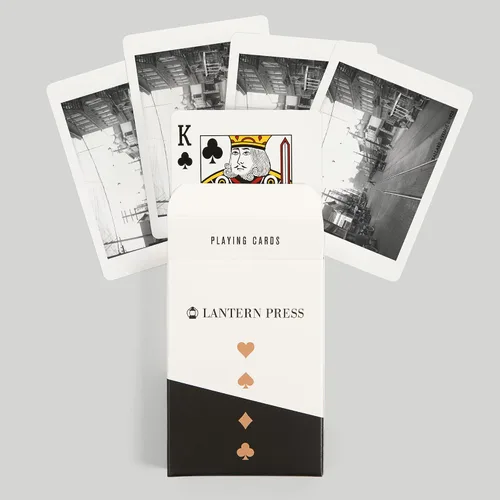 Miniatura 6 de Lantern Press Ballard Avenue in Seattle, WA Photograph, 52 Playing Cards for Adults, Poker Size Card Deck