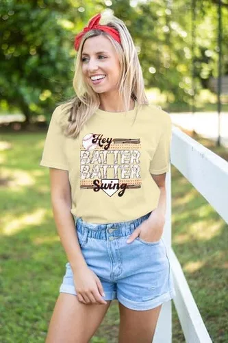 Miniatura 5 de Camiseta de béisbol para mujer, camiseta de manga corta para mujer, camiseta divertida con gráfico de béisbol para mamá, camiseta de verano casual