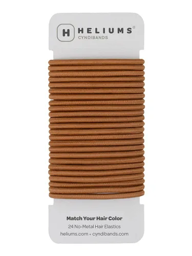 Miniatura 26 de Cyndibands Cintas para el cabello gris – Soportes elásticos de cola de caballo de 0.157 pulgadas – Combina con tus bandas de color de cabello – 24