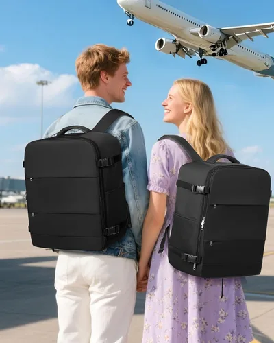 Miniatura 8 de Mochila de Viaje con Sellado al Vacío y Bomba, Mochila Grande de Transporte con Vacío para Hombres y Mujeres, Mochila de Viaje de Compresión al