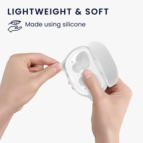 Miniatura 3 de kwmobile Funda compatible con JBL Tune Flex - Funda de silicona para auriculares - Blanco
