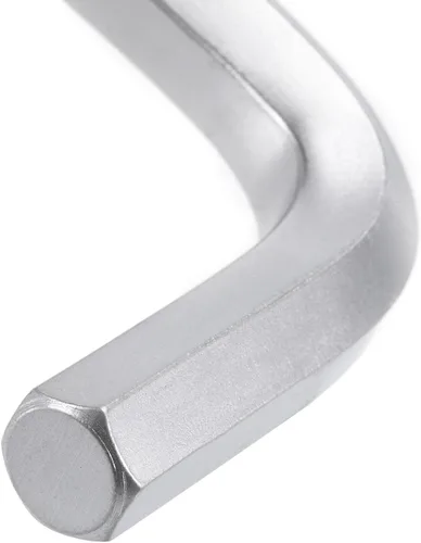 Miniatura 6 de uxcell Llave de llave hexagonal de extremo de bola de 0.394 in, herramienta de reparación CR-V de brazo largo en forma de L Tono plateado