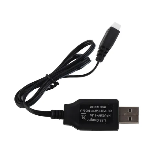 Miniatura 6 de Cable de carga RC, cable de carga USB de metal duradero para camiones a escala 1:12 y vehículos de construcción para aficionados, entusiastas