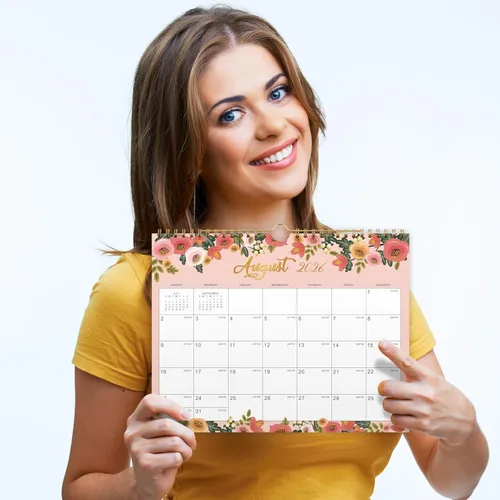 Miniatura 8 de Calendario 2026 – Calendario de pared 2026, 11 x 8.5 pulgadas, enero de 2026 a diciembre de 2026, planificador de pared grande de 12 meses, gancho