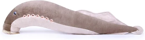 Miniatura 9 de Tiny Heart Peluche gigante de calamar de 30.7 in/30 pulgadas, lindos animales marinos de sepia salvajes, súper suave, decoración del hogar, regalo