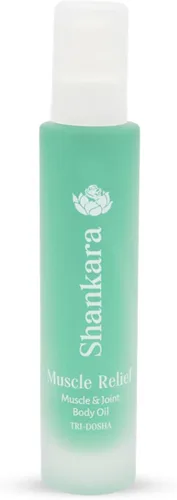 Shankara Aceite de alivio muscular – Aceite de masaje corporal para dolores musculares y articulaciones con árnica, boswelia y abedul dulce – Gua