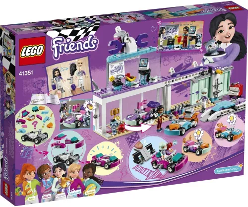 Miniatura 3 de LEGO Friends 41351 - Juego de construcción para talleres de personalización de kart
