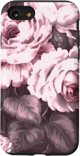Miniatura 18 de iPhone 16 Vintage Classic Rose Flower Pattern in Pink Case