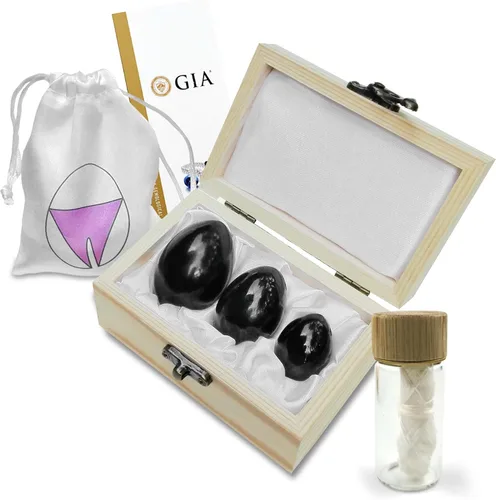 Miniatura 11 de Sacred Weapon Huevo Kegel de cuarzo rosa certificado GIA - Ejercitador de suelo pélvico para mujeres Soporte para menopausia, posparto y prolapso